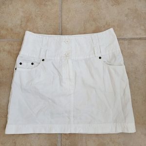 Kookai White Mini Skirt